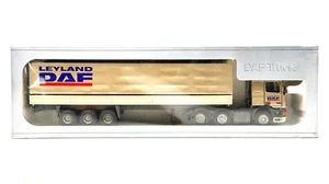 TEKNO 1/50 SCALE - DAF 95 'LEYLAND DAF' SILVER TRUCK & TRAILER - BOXED - Picture 1 of 3