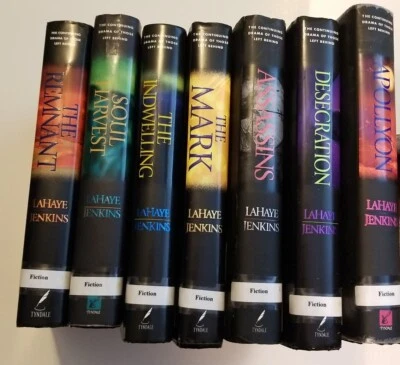 Lot of 7 LaHaye/Jenkins novels Left Behind series books  - asst - ex-library - Image 1 of 4