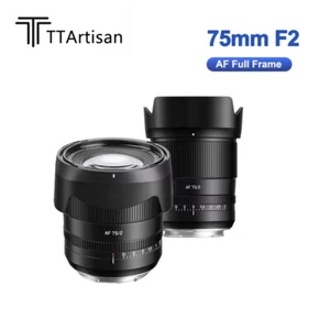 TTArtisan 75mm F2.0 Auto Focus Large Aperture Full Frame Lens for Sony E-mount - Picture 1 of 8