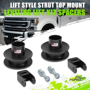 Espaciadores de elevación de resorte helicoidal delantero de 2" y extensiones de amortiguador para Ford F250 F350 SD 05-22 - Imagen 1 de 5