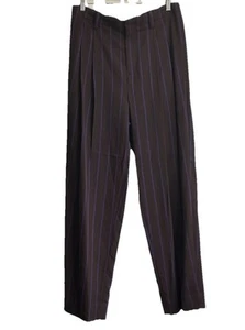 VINCE Woman Strip Wide Leg Pants Size: 12 - Picture 1 of 8