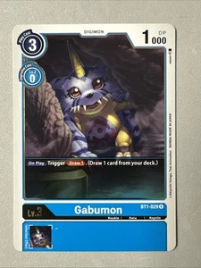 Digimon TCG * Gabumon - BT1-029 Rare - Release Special Booster 1.0 * FRESH PK - Bild 1 von 3