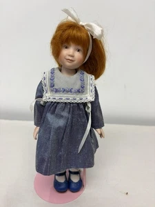 8" PORZELLAN HEIDEKRAUT MACIAK ELEGANTE LEXIE PUPPE DOLL - Bild 1 von 6