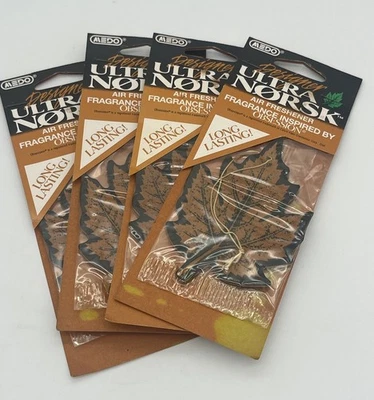 Винтажный автомобильный освежитель воздуха 1992 Ultra Norsk с ароматом подвесной лот из 4 - Изображение 1 из 2