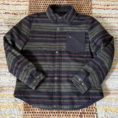 Pendleton Wool Aztec Stripe Insulated Jacket Green Men's Size Large L  - Image 1 of 3