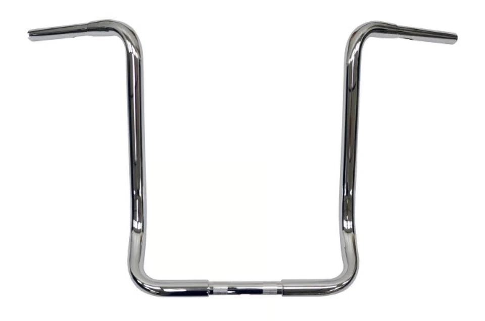 LA Choppers 1-1/4 pulgadas. Manillar colgante Touring Ape - 18 pulgadas - Motocicleta cromada Foto 1 de 4