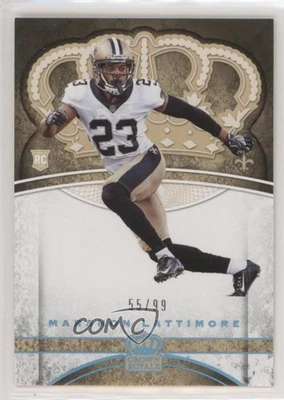 2017 Preferred Crown Royale Rookies Light Blue /99 Marshon Lattimore Rookie RC - Image 1 of 2