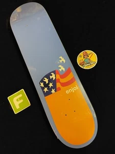 RARE Enjoi USA Flag Bag Of Suck Skateboard Deck In Shrink Louie Barletta - Picture 1 of 8