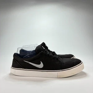Scarpe da skateboard basse Nike SB Satire nere bianche 555380-001 da uomo taglia 9,5 - Foto 1 di 10