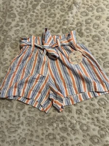 NUOVO Jolie And Joy 100% cotone pantaloncino vita alta cravatta con coulisse taglia small T5 - Foto 1 di 7