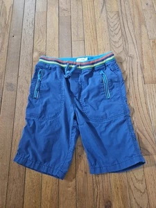 MINI BODEN Boys 11Y Navy Blue Canvas Adventure Shorts Elastic Drawstring Waist - Picture 1 of 3