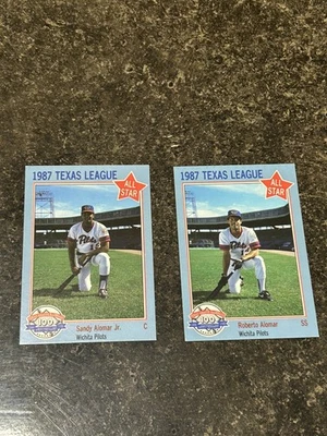 1987 Texas League All-Stars No8 Роберто и Сэнди Аломар - Изображение 1 из 4