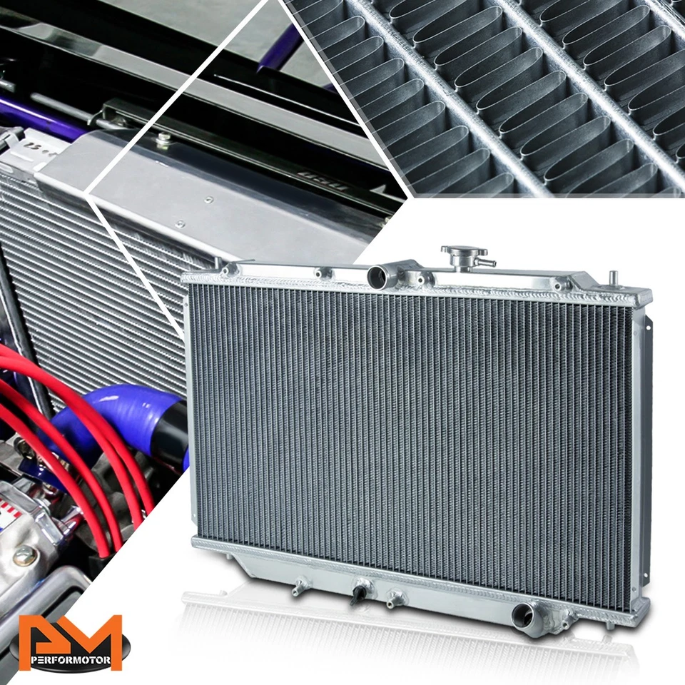 Radiador de carreras de núcleo de aluminio completo de 3 filas para Honda Prelude/90-93 Accord MT 92-96 Foto 1 de 1