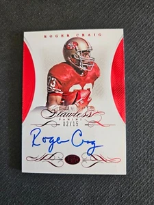 2015 PANINI FLAWLESS ROGER CRAIG S-RC #ed 2/15 SIGNATURES AUTO AUTOGRAPH - Picture 1 of 2