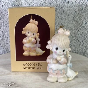 Enesco Precious Moments "Waddle I Do Without You" Retired OVP 1987 W48 - Bild 1 von 8