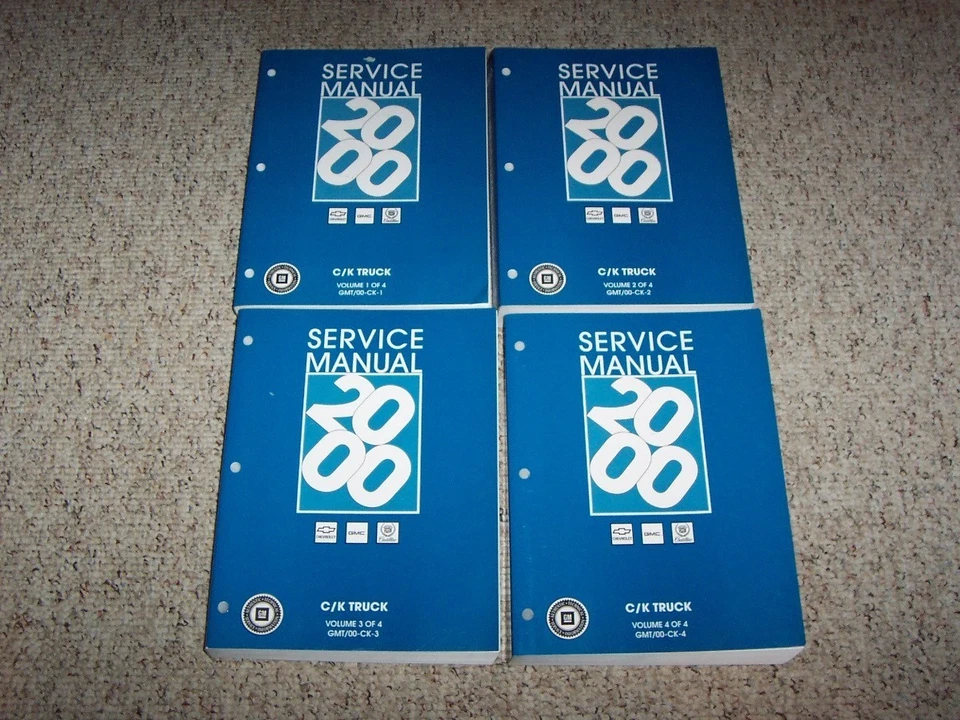 GMC Sierra C1500 C2500 C3500 K1500 K2500 K3500 2000 manual de reparación de servicio diésel Foto 1 de 1