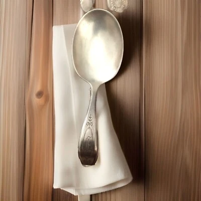 Oneida Community ADAM 1918 elegant bent handle baby spoon *will Bundle See Desc* - Image 1 of 2