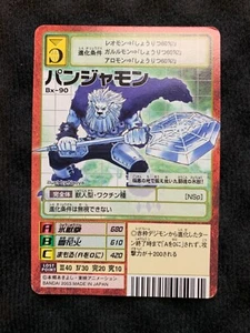 Tarjeta Digimon Panjyamon Bx-90 Marco Rojo Japonés BANDAI - Imagen 1 de 10