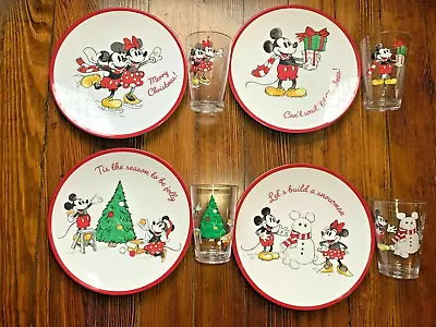 Pottery Barn Mickey Mouse Holiday kids Disney Christmas party SET 8 school , - Image 1 of 4