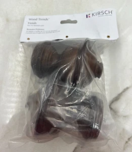 Kirsch Wood Trends Chaucer Finial For 1 3/8" Wood Drapery Rods 36807841 - Picture 1 of 6