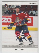 2002-03 BAP MEMORABILIA VALERI BURE #145 TORONTO FALL EXPO /10 Be Player Panther