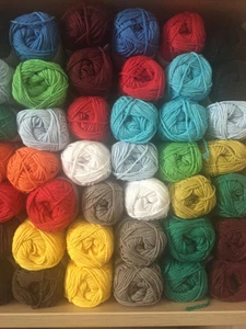Hoooked Recycled Soft Cotton Sustainable DK 50g All Colours *Max Postage 2.90*