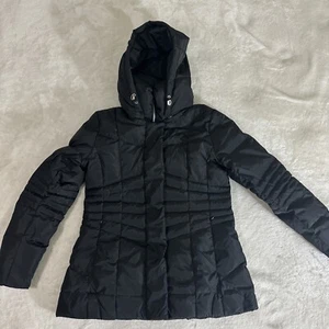 OROLAY Womens Black Size S Duck Down Removable Hood Winter Jacket - Picture 1 of 9