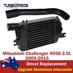 Upgrade Aluminium Intercooler&Hoses For Mitsubishi Challenger 4D56 2.5L 2009-15 - Picture 1 of 17