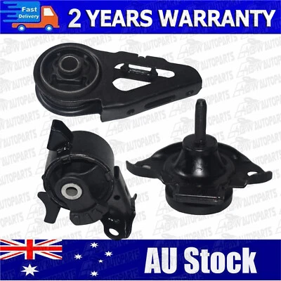 Engine Mount Kit For Honda Jazz GD1 GD3 L13A1 L15A1 02-08 AUTO LH + RH + Front - image 1 of 4