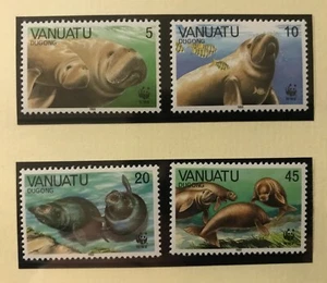 Vanuatu 1988 - WWF / Dugong / Marine Fauna - stamps - Mich. 782-785 MNH** Del.9 - Picture 1 of 1