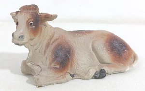 71340 Shepherd Nativity Chialù - Papier-mâché Figurine - Cow - 7 cm - Picture 1 of 3
