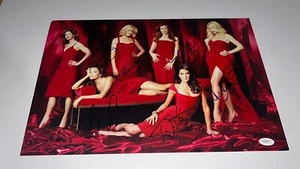 Casaling disperate cast foto firmata 12x18 Eva Longoria Teri Hatcher x6 JSA - Foto 1 di 5