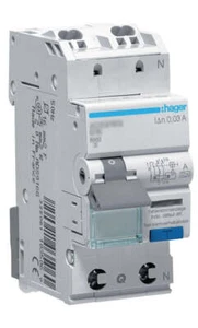 Hager Fi/Ls Switch ADS910D 1P+N 6kA B10A 0.03A A QC&QB - Picture 1 of 1