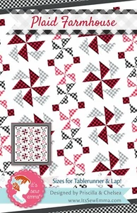 Plaid Farmhouse Quilt Pattern It's Sew Emma - Picture 1 of 2