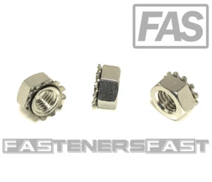 (25) M6-1,00 Edelstahl K Lock Keps Sicherungsmuttern (K-Loc) metrisch Sicherungsmuttern A2 - Bild 1 von 5