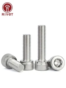 304 Stainless Steel Hex Socket Screw Cup Head Bolt M2 M3 M4 M5 M6 M8 M10 M12 M16 - Picture 1 of 250
