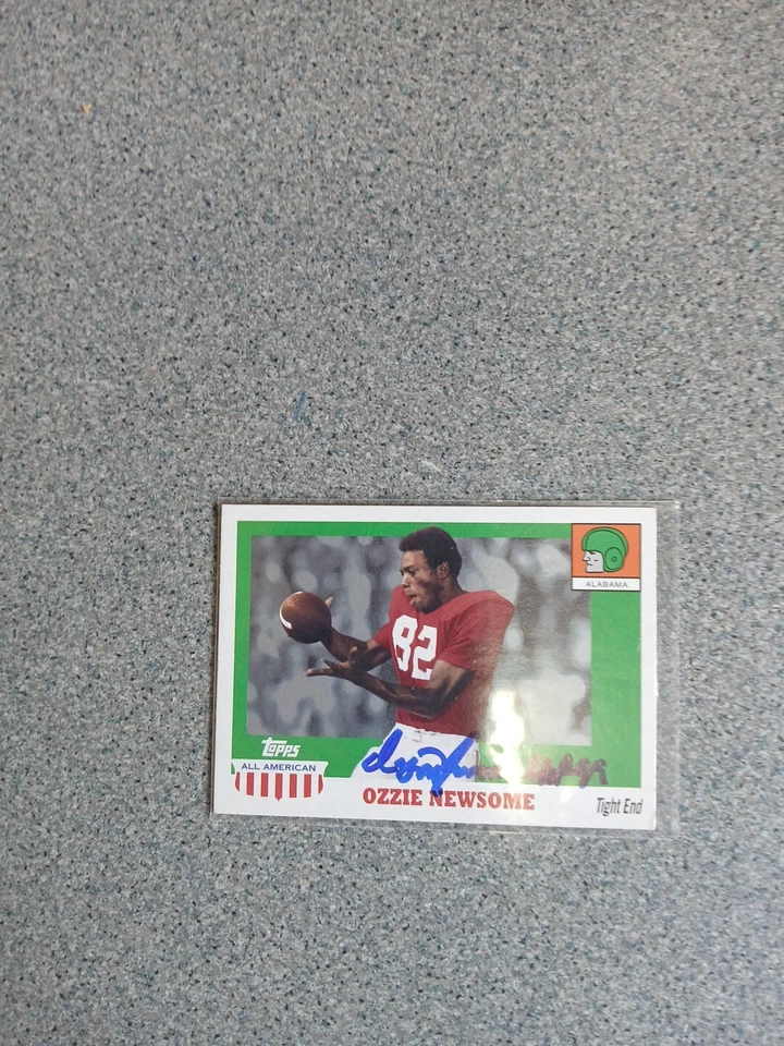 Ozzie Newsome Signed In Person 2005 Topps All American Card - Image 1 of 1