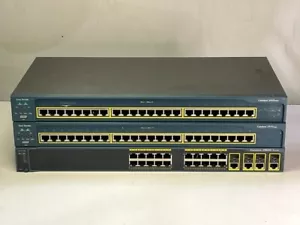 Lot of Cisco Switches 2 Each Catalyst 2950 Series & 1 Each Catalyst 2960G Series - Picture 1 of 4
