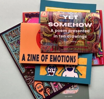 6-Piece Zine Bundle! Outsider art by Jay Snelling. Art brut. Folk art. - Image 1 of 4