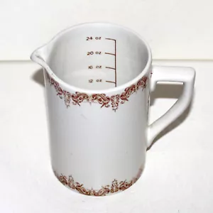 Jarra Victoriana Royal Crownford Staffordshire Inglaterra taza medidora Howell MI - Imagen 1 de 12