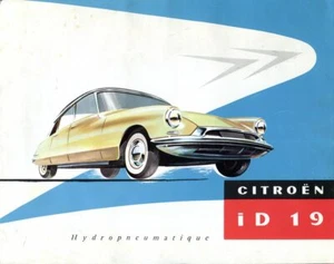 Citroen ID19 1911cc mercato francese brochure vendita a colori 1959 - Foto 1 di 1