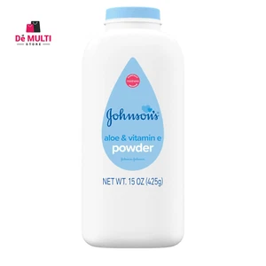 Johnson's Babypuder, natürlich gewonnene Maisstärke mit Aloe & Vitamin E, 15 Oz. - Bild 1 von 13