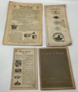 lot of 4 booklets wear-ever wick oil stoves dundee boiler  booklet and recipes - Picture 1 of 10