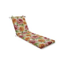 Pillow Perfect Outdoor/Indoor Muree Primrose Chaise Lounge Green