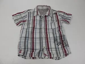 Camisa a cuadros Quicksilver para niños pequeños con botones 4T BE4A2303 - Imagen 1 de 4