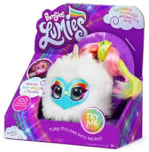 Pomsies Lumies - Rainbow Charged Interactive Pom-Pom Pet - Sparkle Rush - Picture 1 of 3