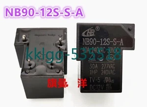 2 PCS NEW NB NB90-12S-S-A relay 40A 12VDC 4-pin - Picture 1 of 3