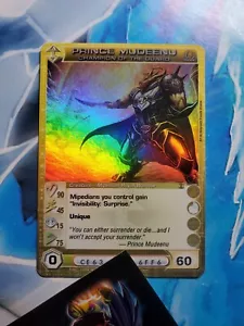 Prince Mudeenu Champion of the Guard 60E Max Energy! Promo Chaotic TCG Card NM - Picture 1 of 6