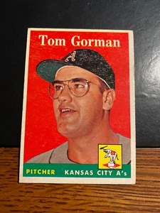 1958 Topps Baseball #235 ¡¡Tom Gorman!! ¡ENVÍO DE $1!! - Imagen 1 de 2
