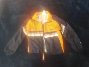 REEBOX - BOYS BLUE/ORANGE JACKET 6 - Picture 1 of 6